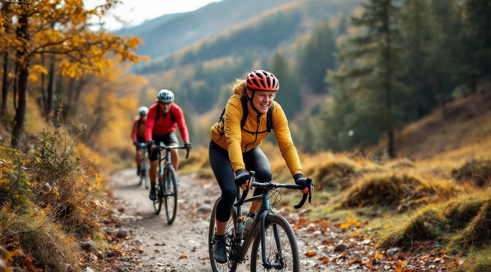Aktive Menschen in Bewegung